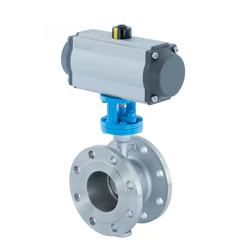Pneumatic Hard Seal Flange Butterfly Valve High Temperature